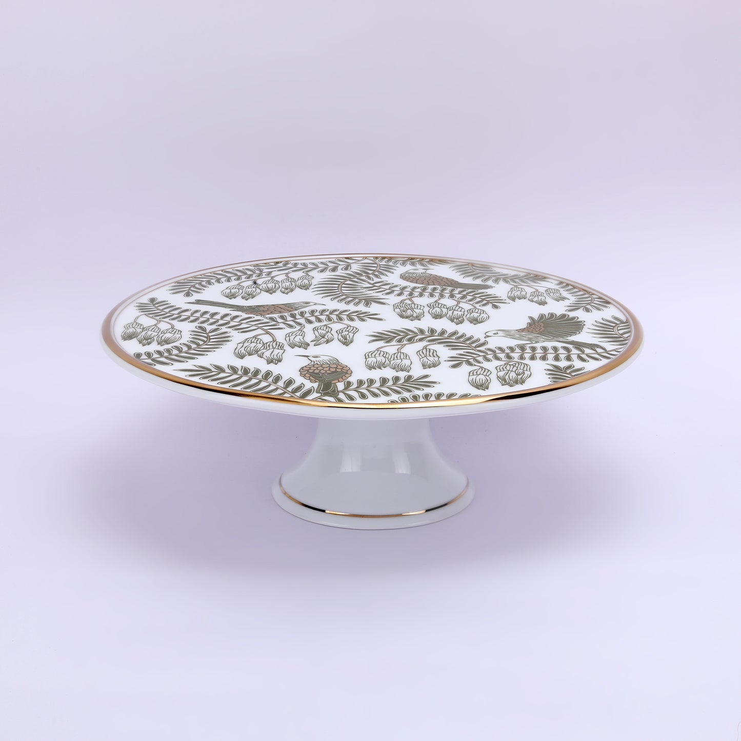 Gilded Fern Cake Stand