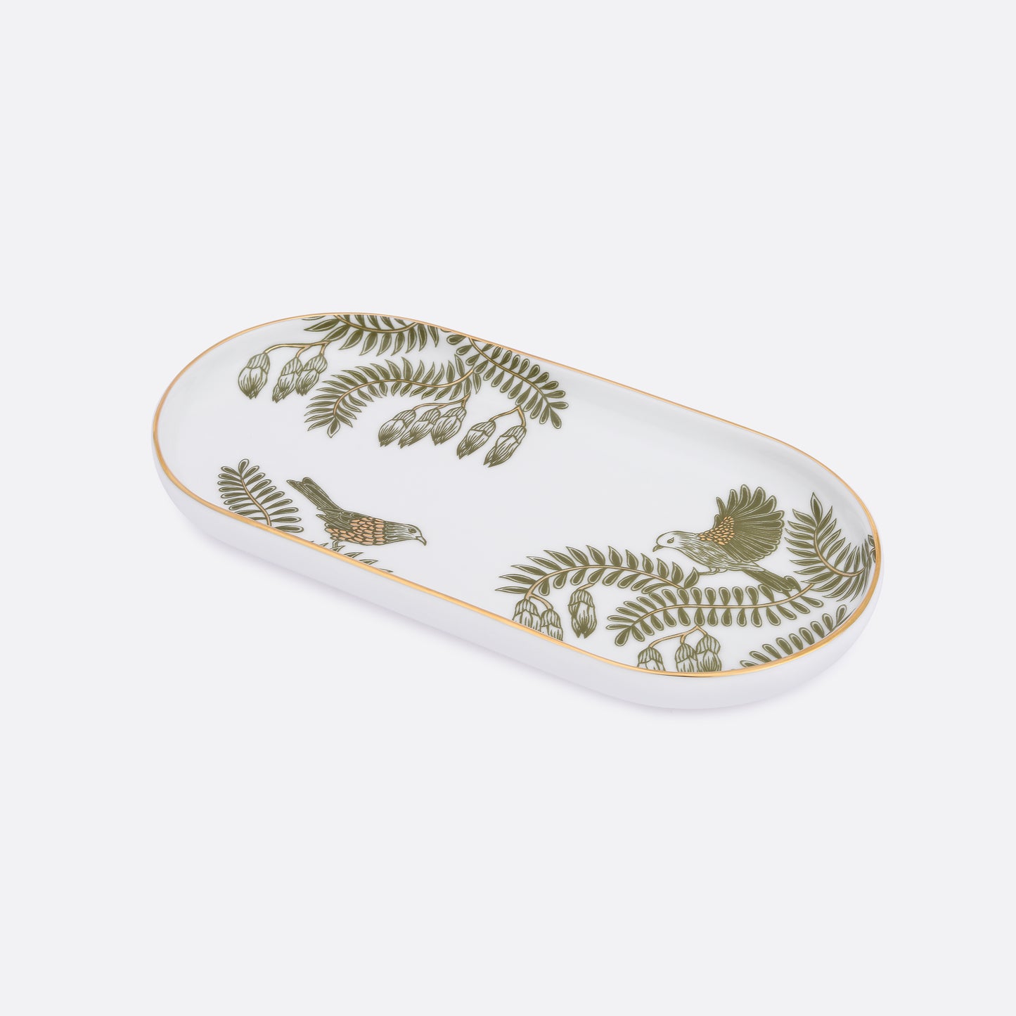 Gilded Fern Cookie Platter