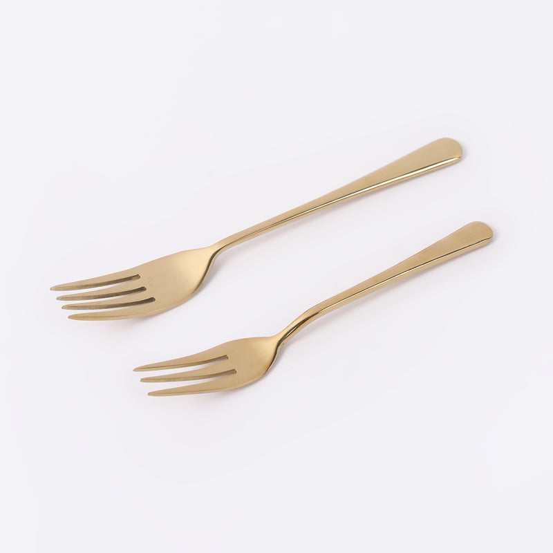 GOLD FRUIT FORK