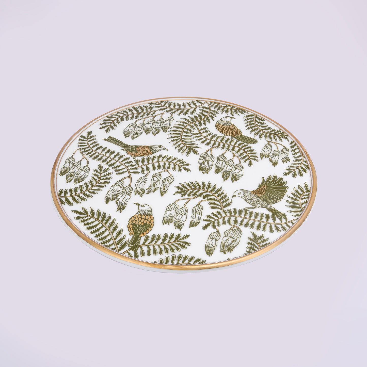 Gilded Fern Cake Stand