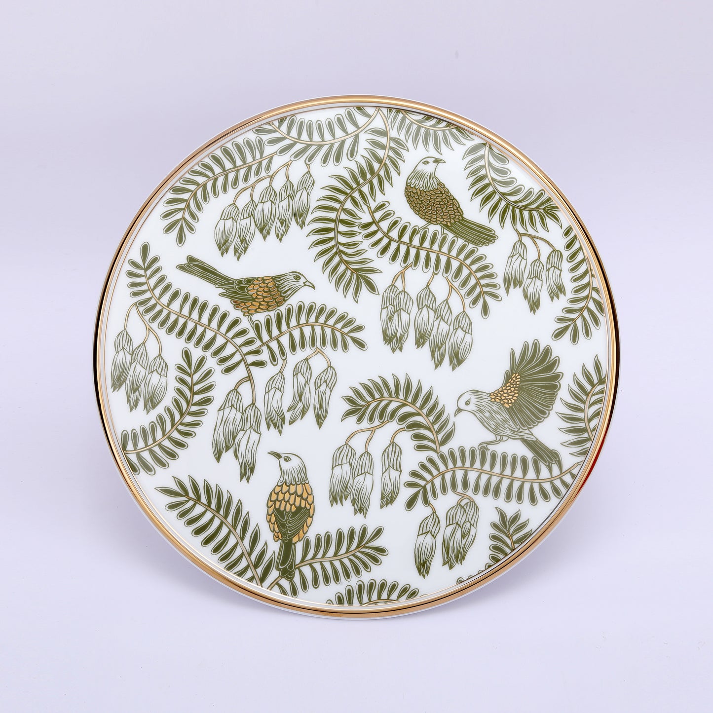 Gilded Fern Cake Stand