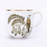 GILDED FERN COFFEE MUG SET