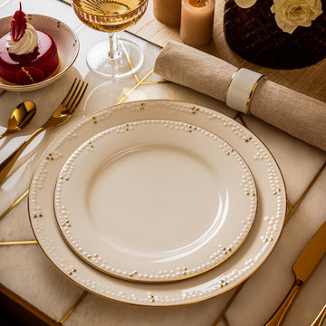 Gilded Pearl Salad plate