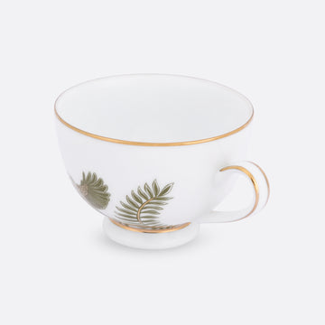 Gilded Fern Tea Cup & Saucer