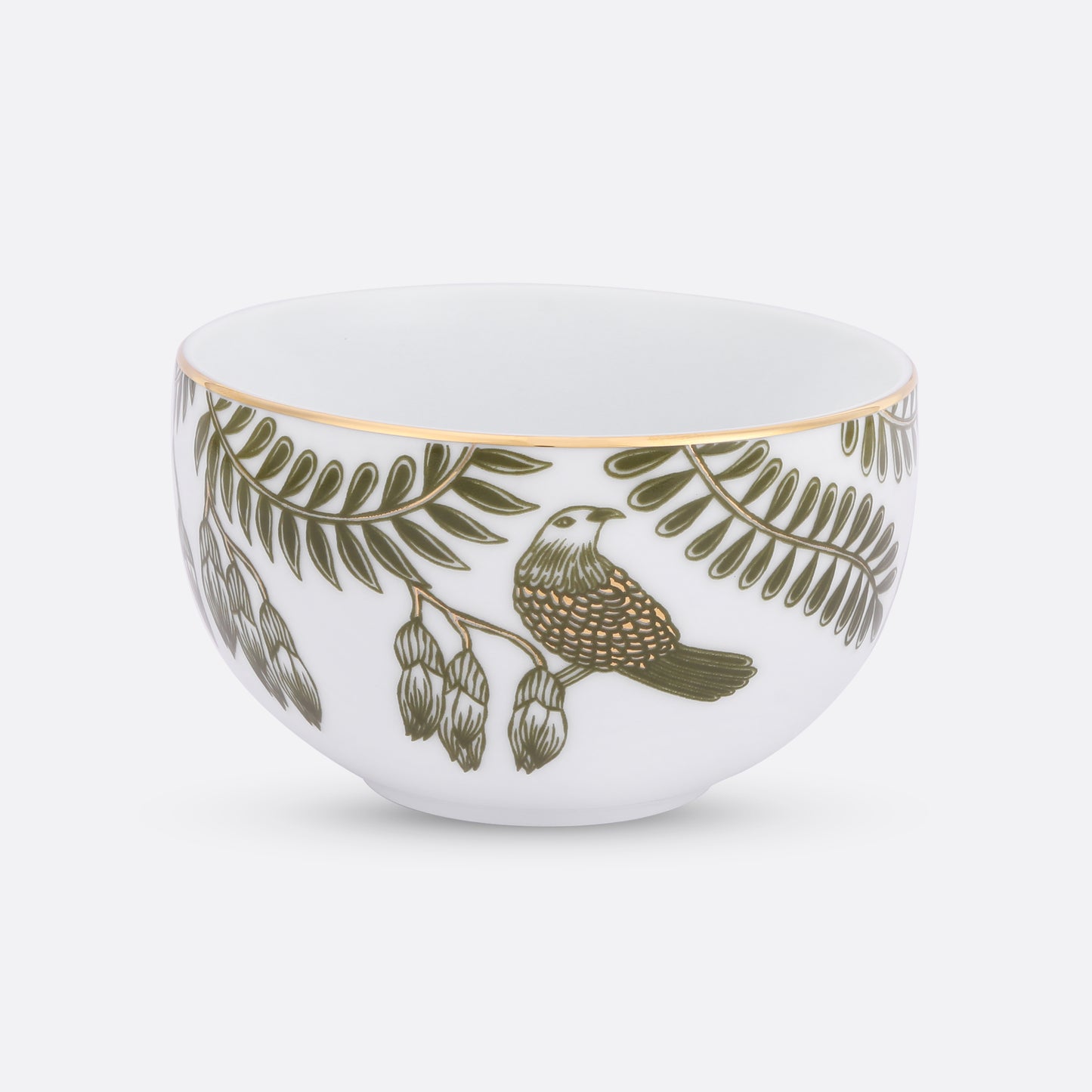 Gilded Fern Snack Bowl