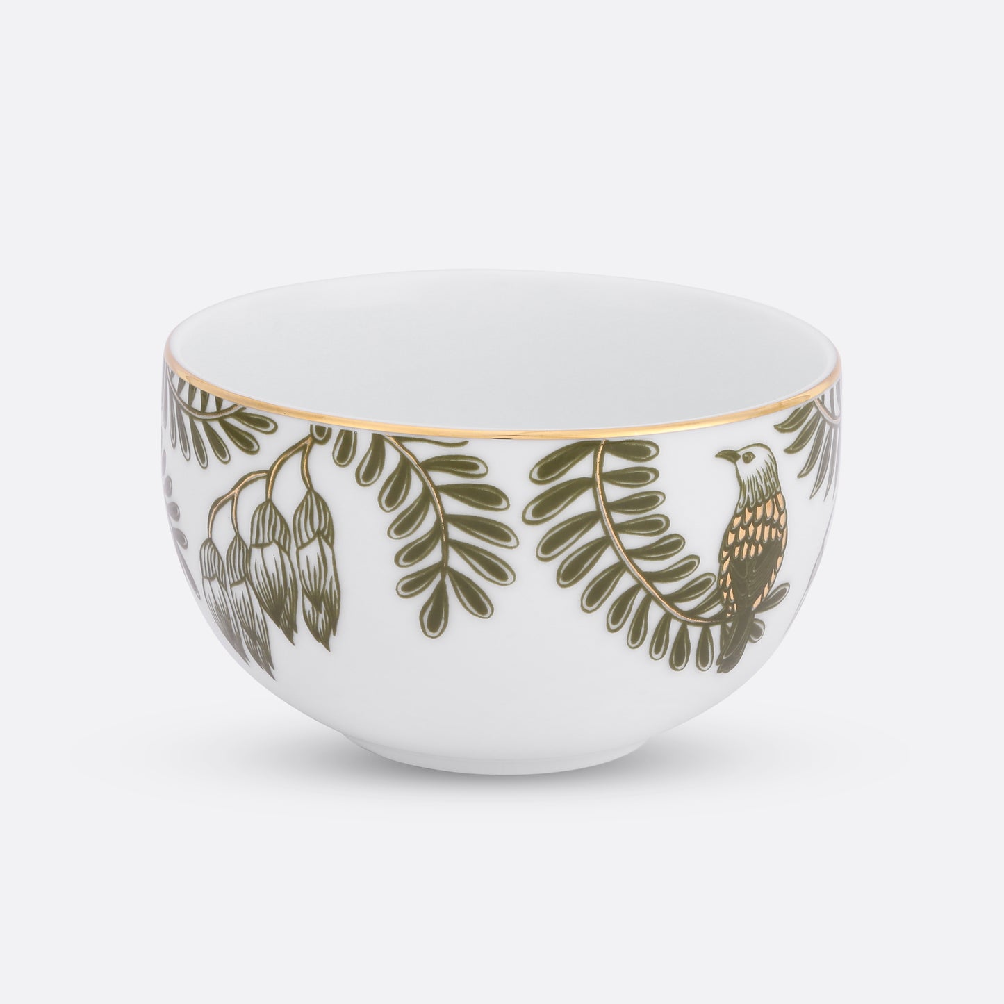 Gilded Fern Snack Bowl
