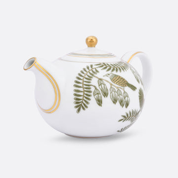 Gilded Fern Tea Pot