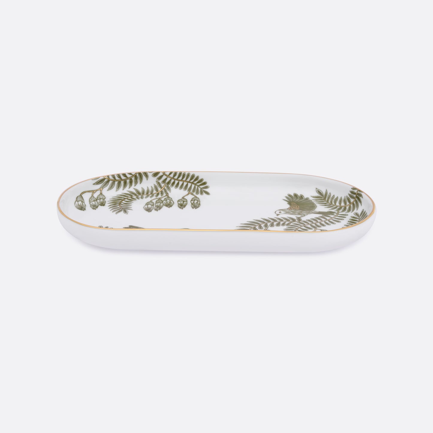 Gilded Fern Cookie Platter