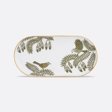 Gilded Fern Cookie Platter