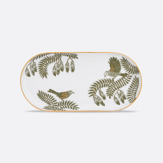 Gilded Fern Cookie Platter