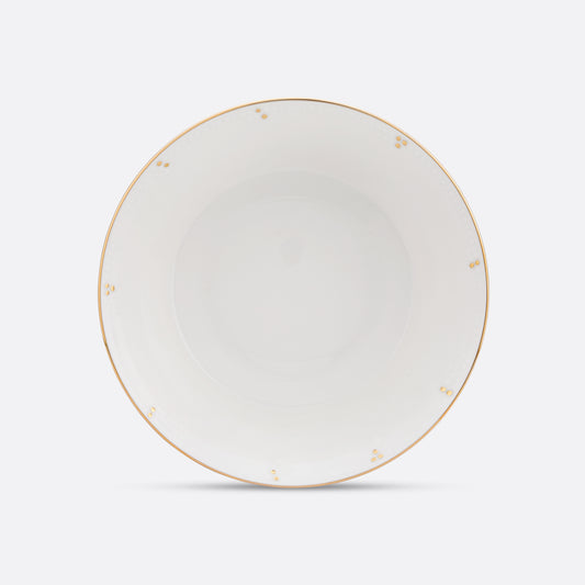 Gilded Pearl Deep Serving bowl