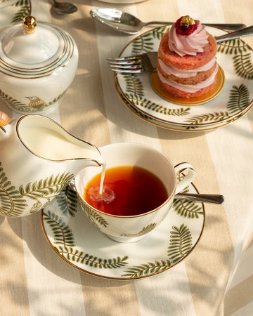 Gilded Fern Tea Set