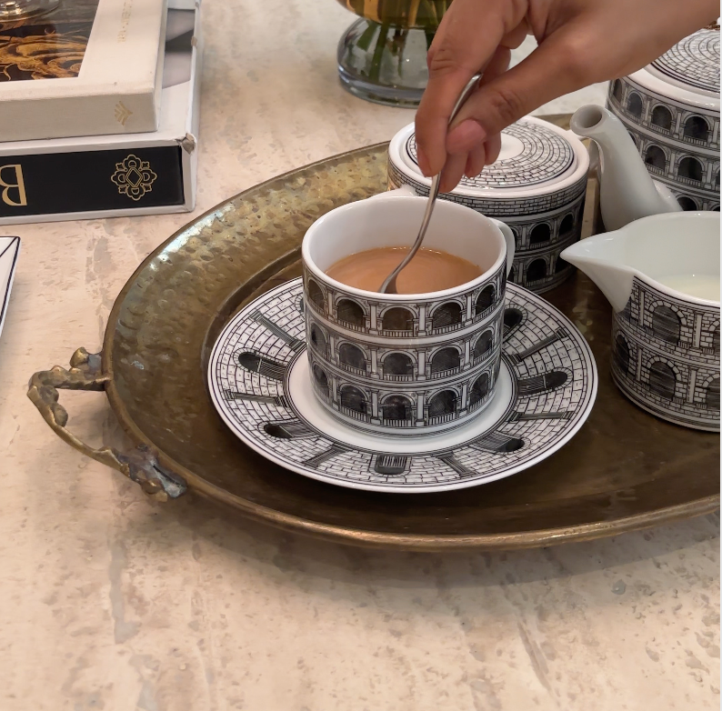 Echoes of Rome Tea Cup & Saucer