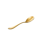 ONDE GOLD FINISH DESSERT SPOON SET OF 12