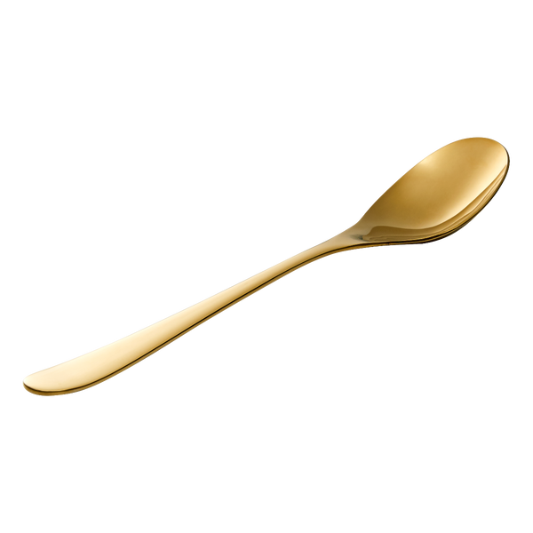 ONDE GOLD FINISH SERVING SPOON SET OF 4