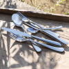 AQUATIC MIRROR FINISH TABLE FORK AND SPOON SET