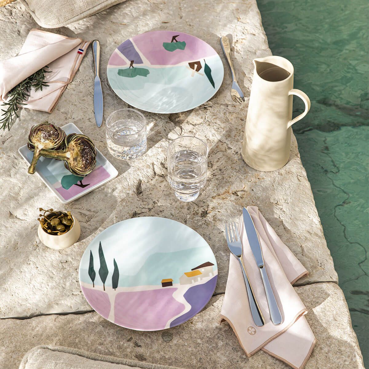 AQUATIC MIRROR FINISH TABLE FORK SET OF 12