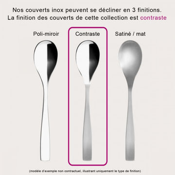 ASTREE CISELE DESSERT SPOON OF 12