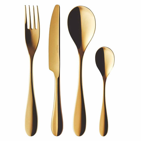 ONDE GOLD FINISH 24 PIECES SET